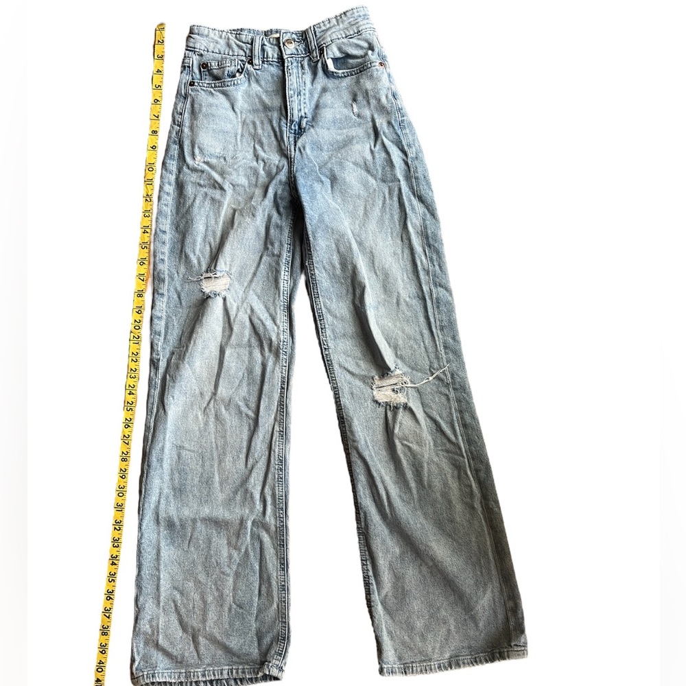 Wide leg jeans
